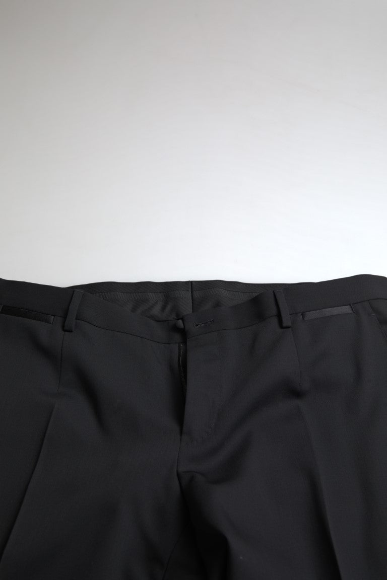 Dolce &amp; Gabbana – Eleganter schwarzer Slim Fit-Zweiteiler