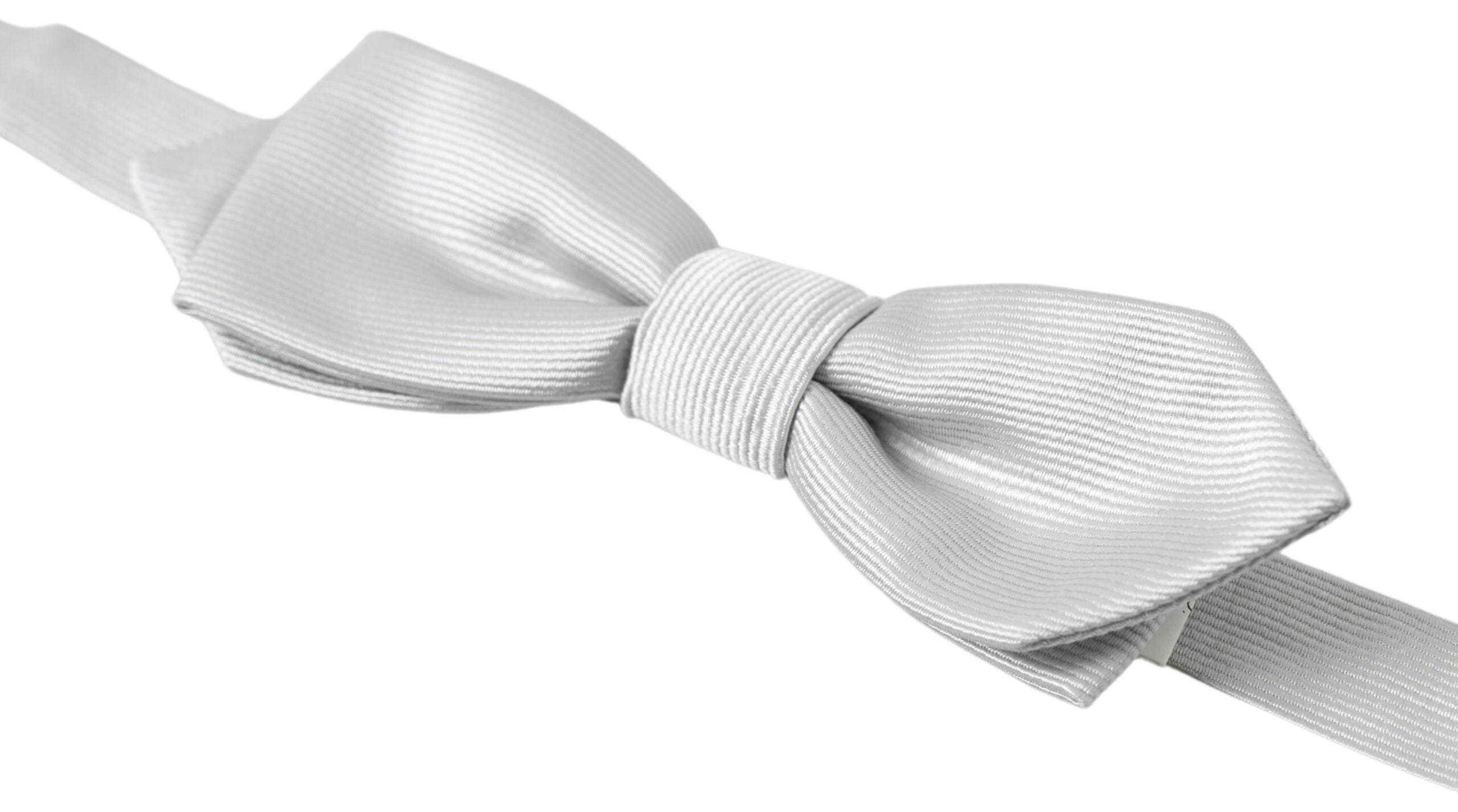 Dolce &amp; Gabbana – Elegante Seidenfliege in Grau