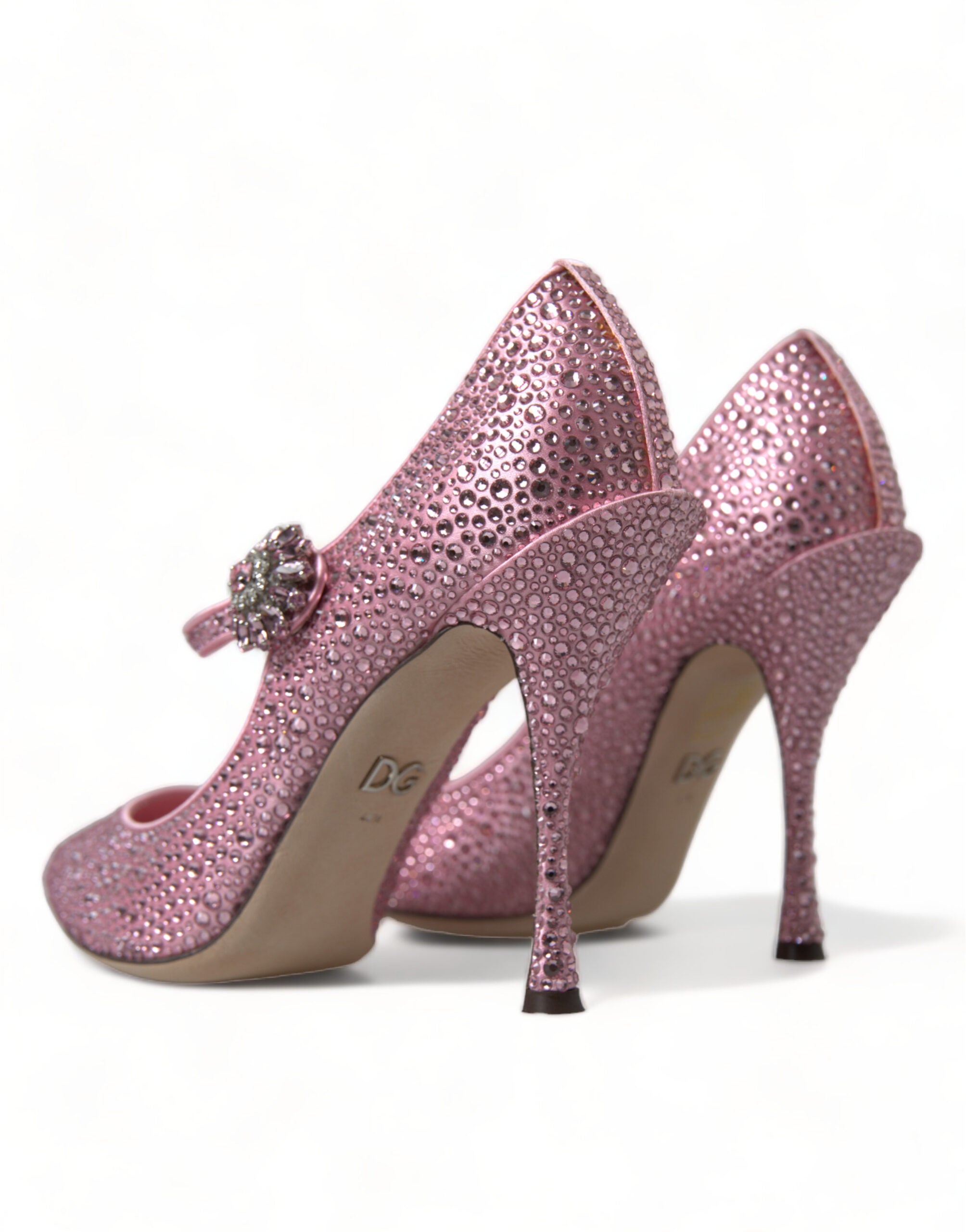 Dolce &amp; Gabbana Bezaubernde rosa Kristallpumps