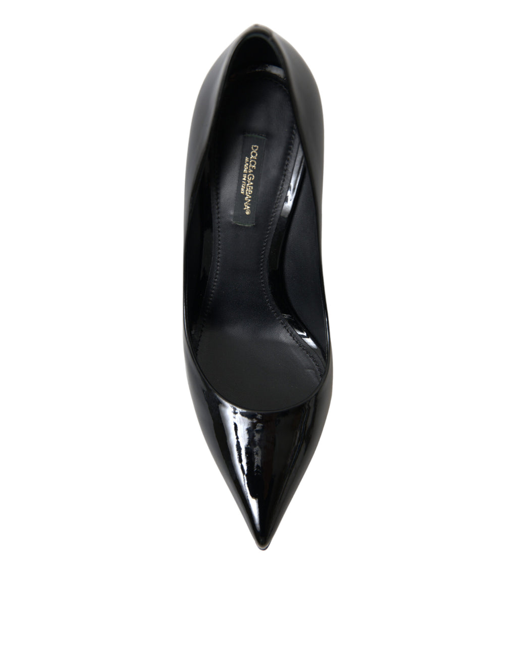 Dolce &amp; Gabbana Elegante schwarze Lack-Stilettos