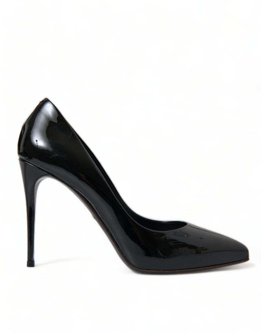 Dolce &amp; Gabbana Elegante schwarze Lack-Stilettos