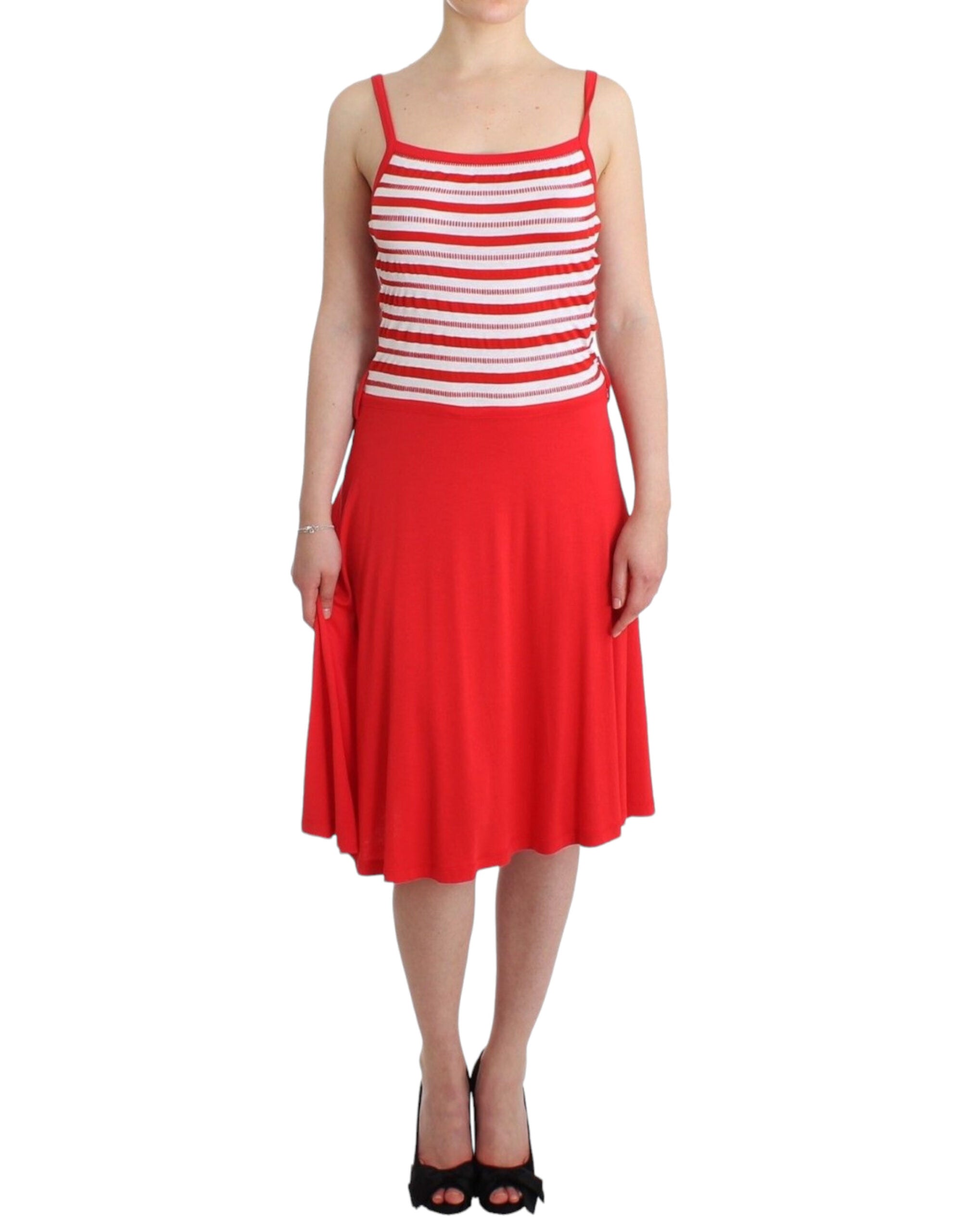 Roccobarocco Schickes knielanges Kleid in Audrey-Jersey-Linie - Siebentaschen