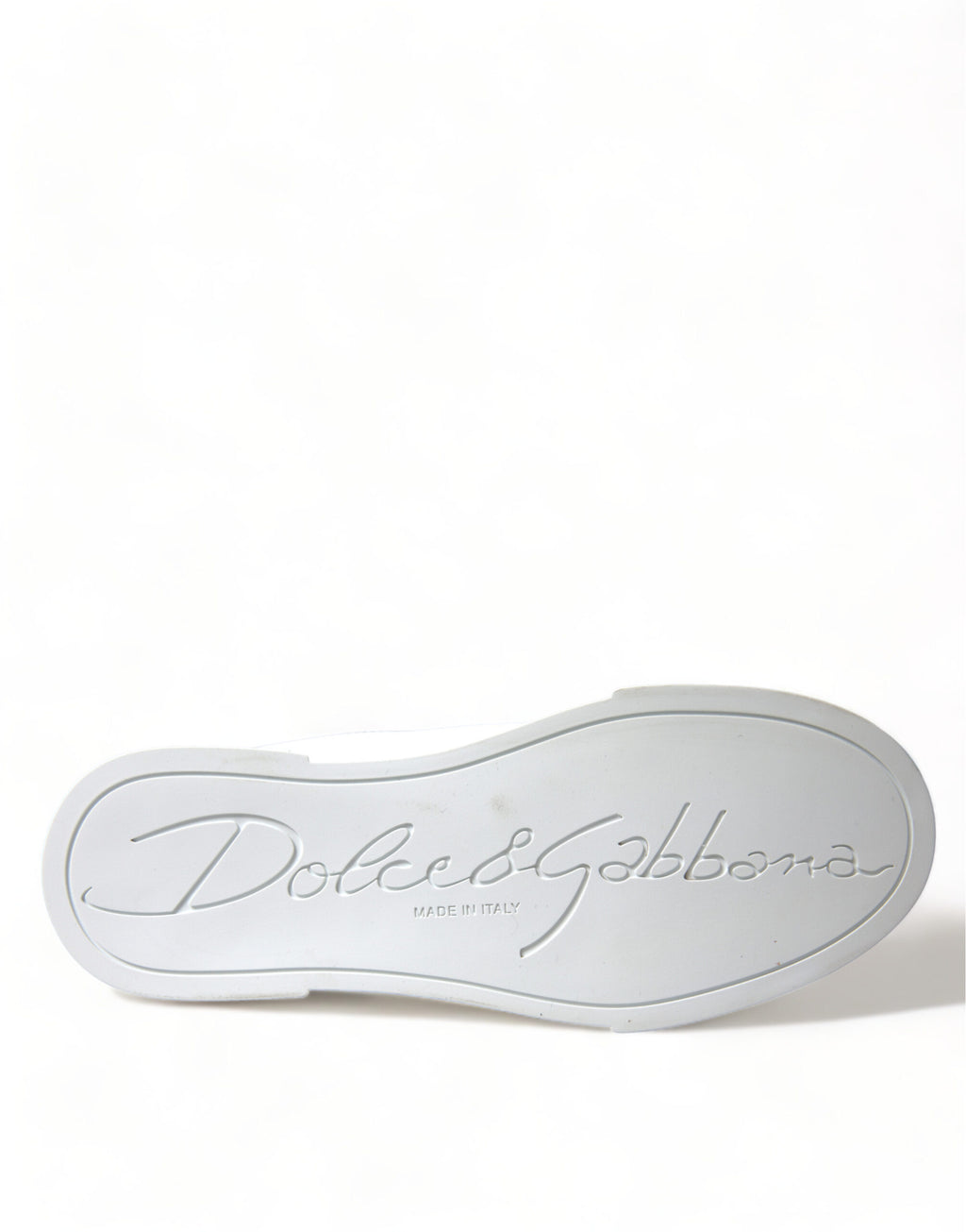Dolce &amp; Gabbana Schicke weiße Portofino-Ledersneaker