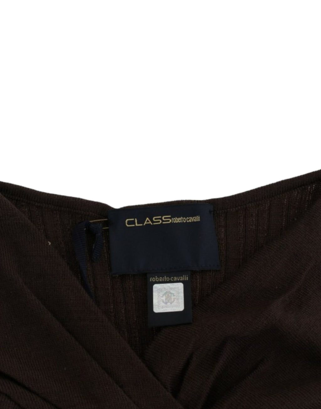 Cavalli Chic Pullover aus Schurwolle mit Schlüsselloch