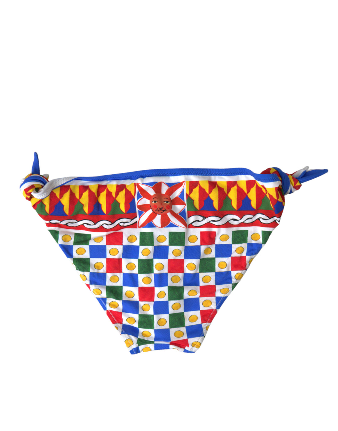 Mehrfarbige Bikinihose mit Carretto-Print von Dolce &amp; Gabbana