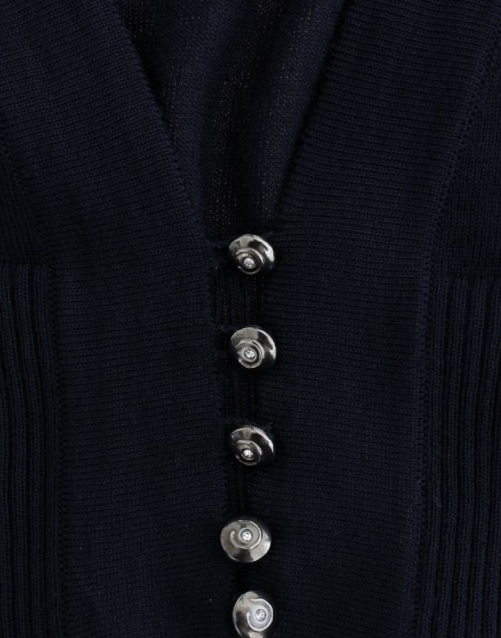 Cavalli Eleganter kurzer Cardigan aus Schurwolle