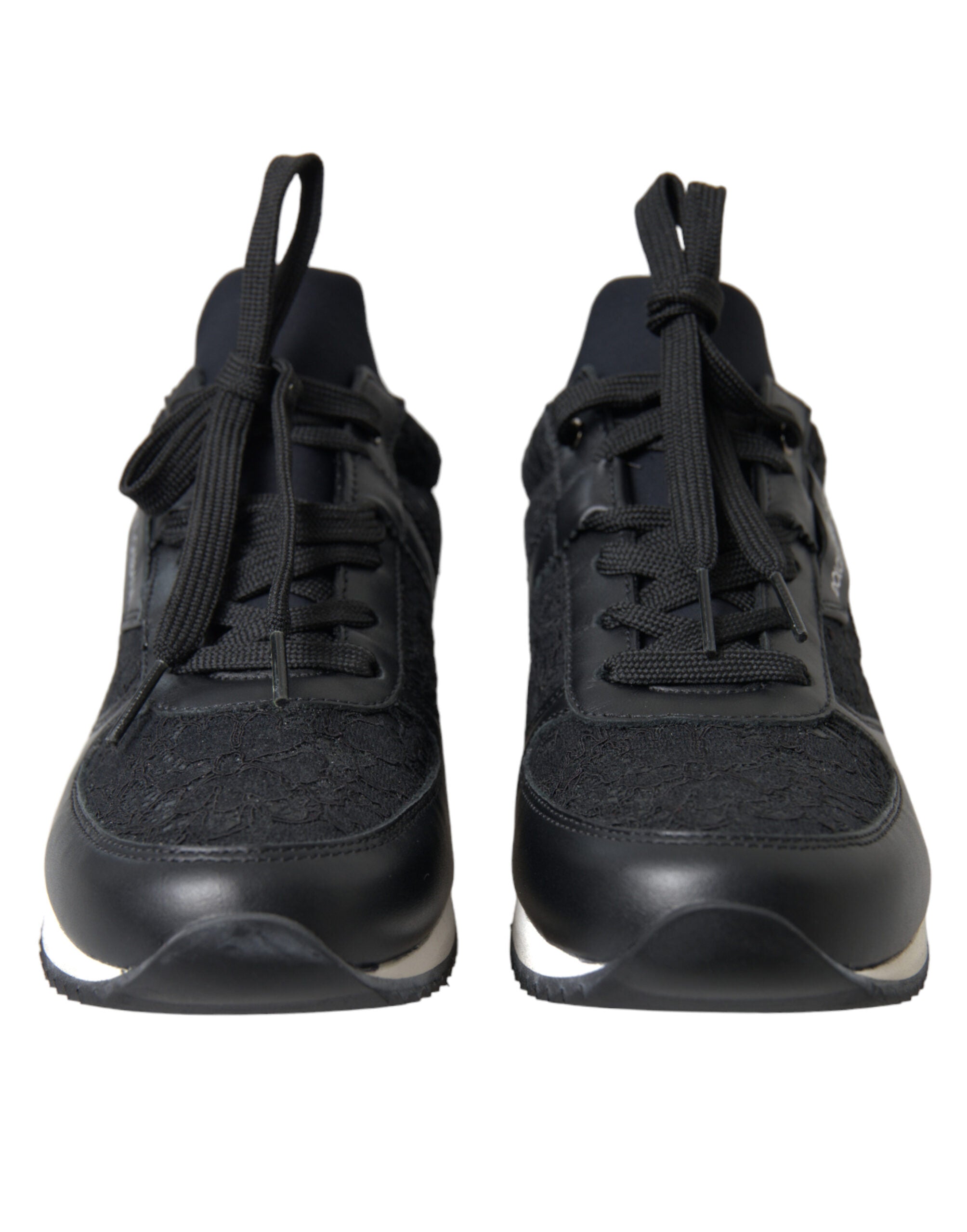 Dolce &amp; Gabbana Elegante schwarze klassische Sneakers