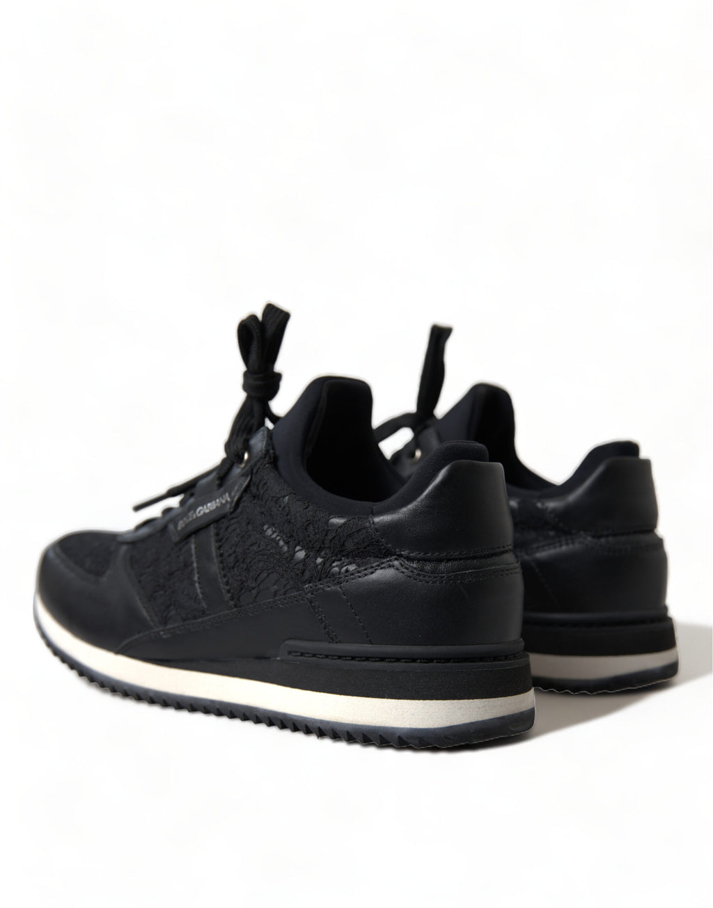 Dolce &amp; Gabbana Elegante schwarze klassische Sneakers