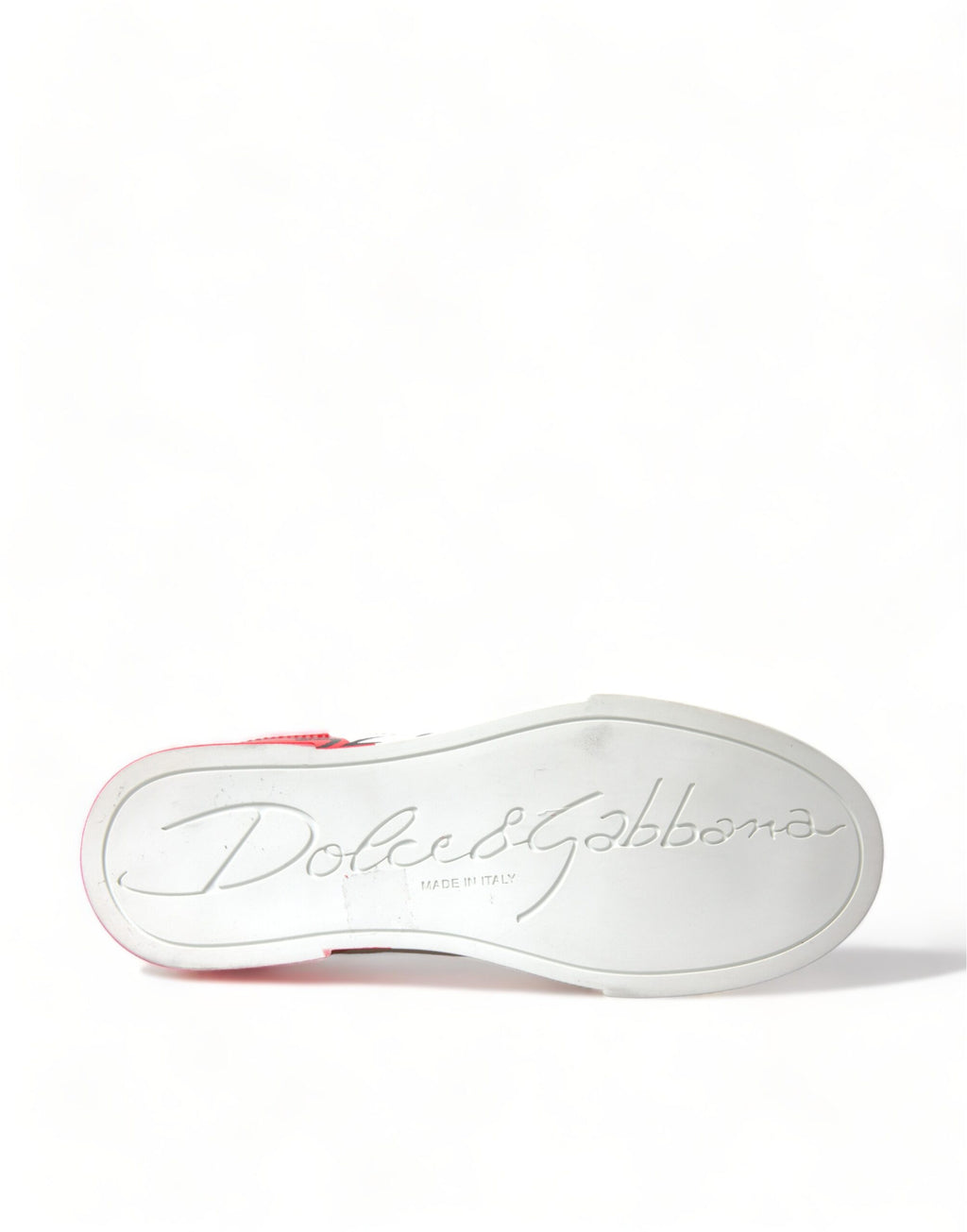 Dolce &amp; Gabbana Elegante Portofino-Sneakers aus weißem Leder