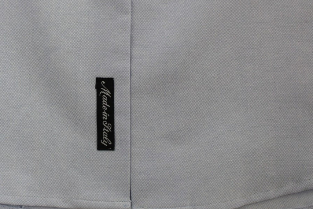 Cavalli Elegantes hellblaues italienisches Baumwollhemd