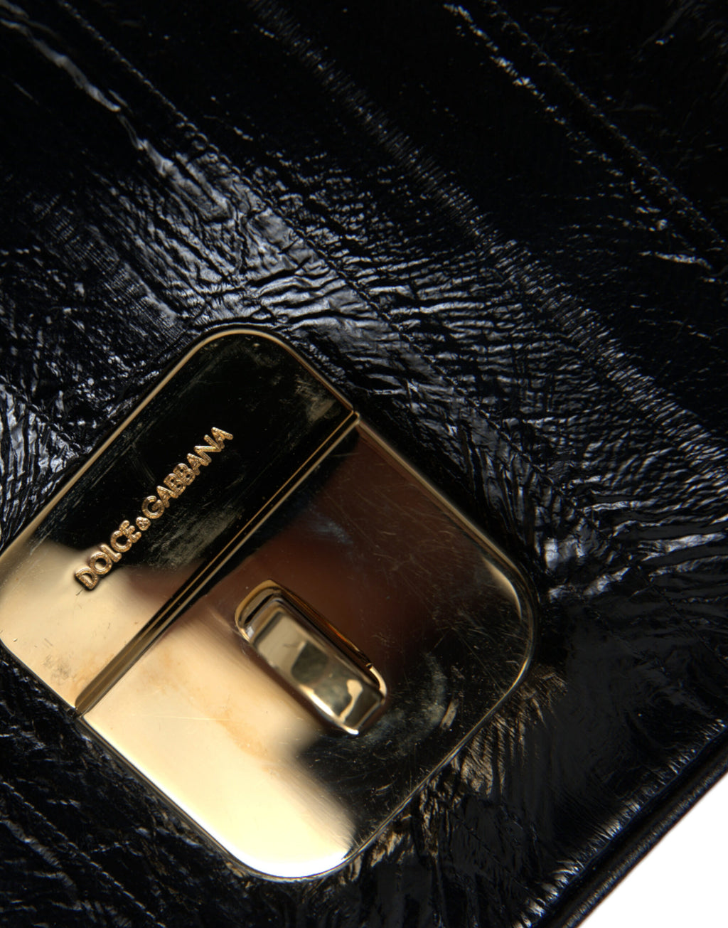 Dolce &amp; Gabbana Elegante Schultertasche aus Aalleder