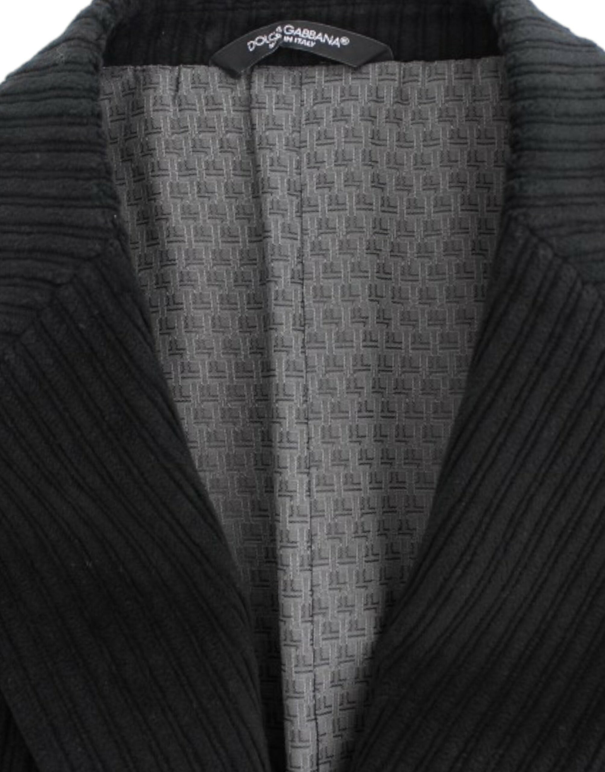Dolce &amp; Gabbana Elegante schwarze Martini-Blazerjacke