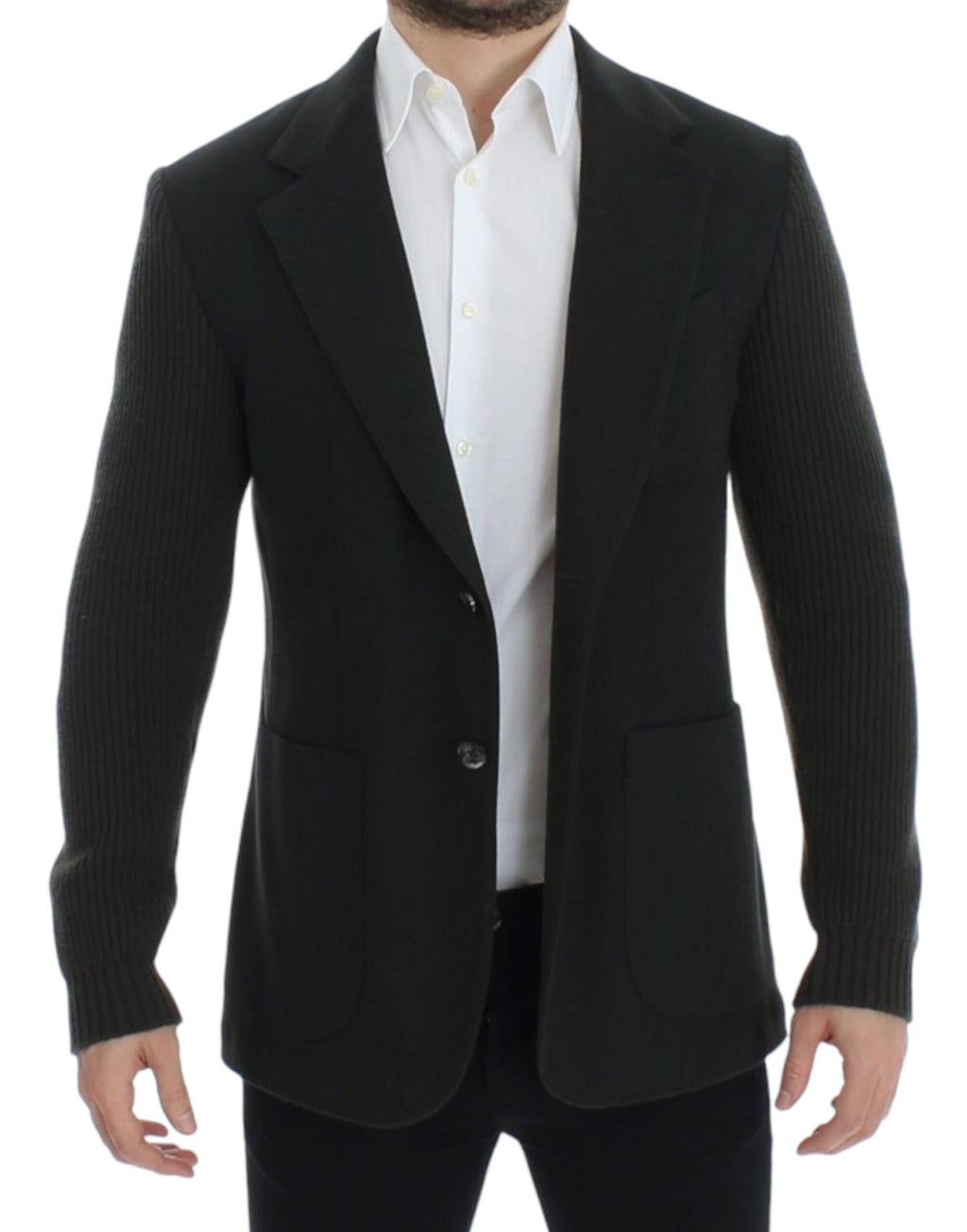 Dolce &amp; Gabbana Elegante grüne Kaschmir-Blazerjacke