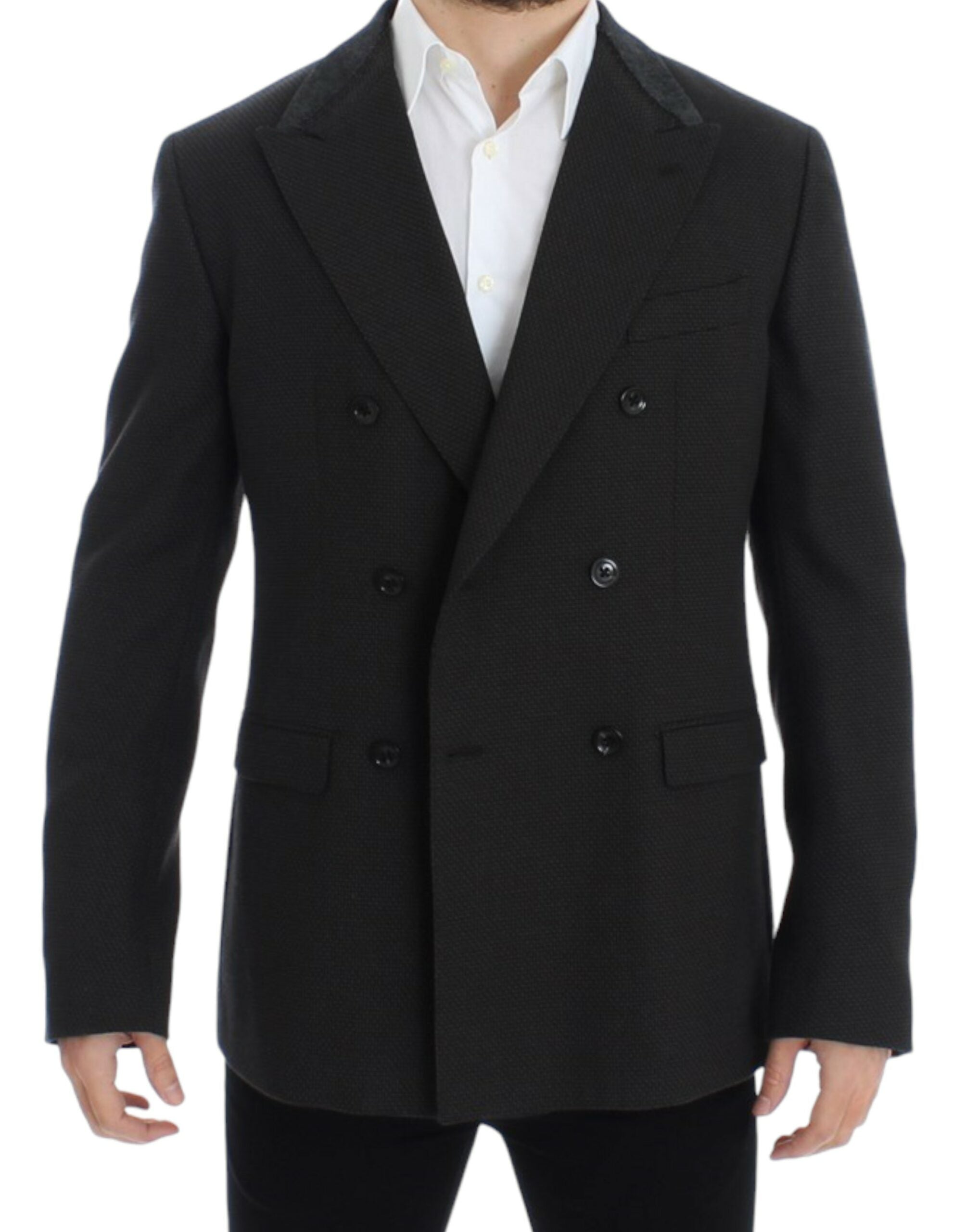 Dolce &amp; Gabbana Eleganter Slim Fit Zweireihiger Blazer