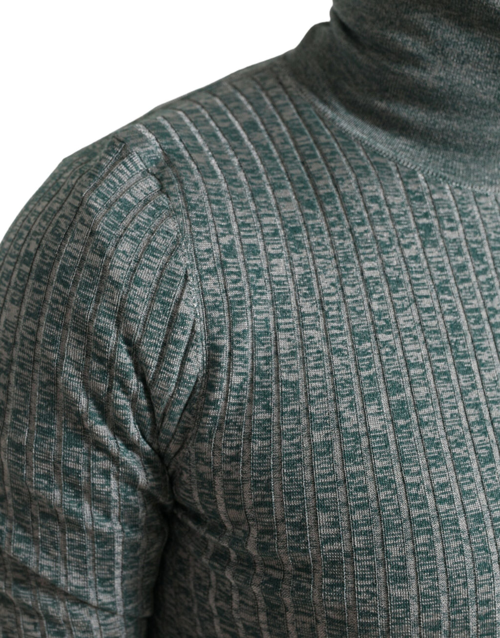 Dolce &amp; Gabbana Eleganter grüner Rollkragenpullover