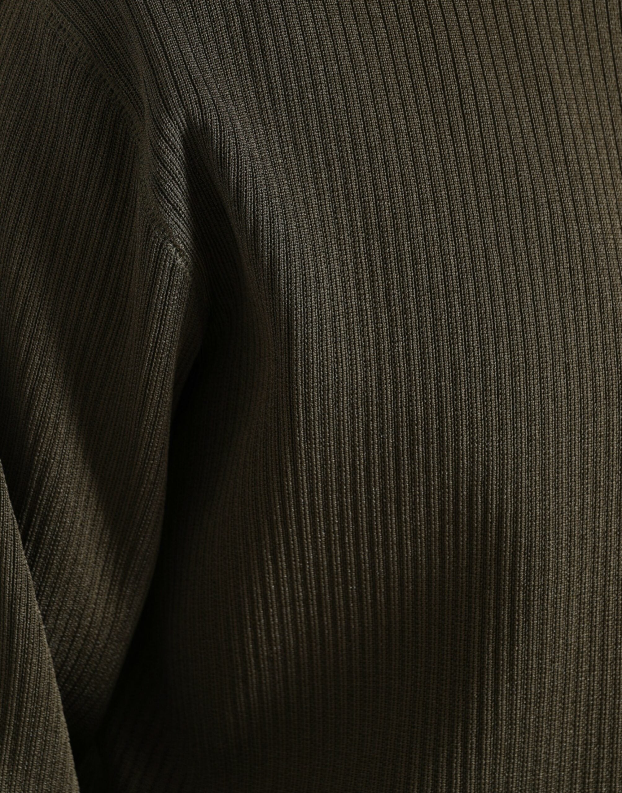 Dolce &amp; Gabbana Eleganter grüner Pullover mit Rundhalsausschnitt