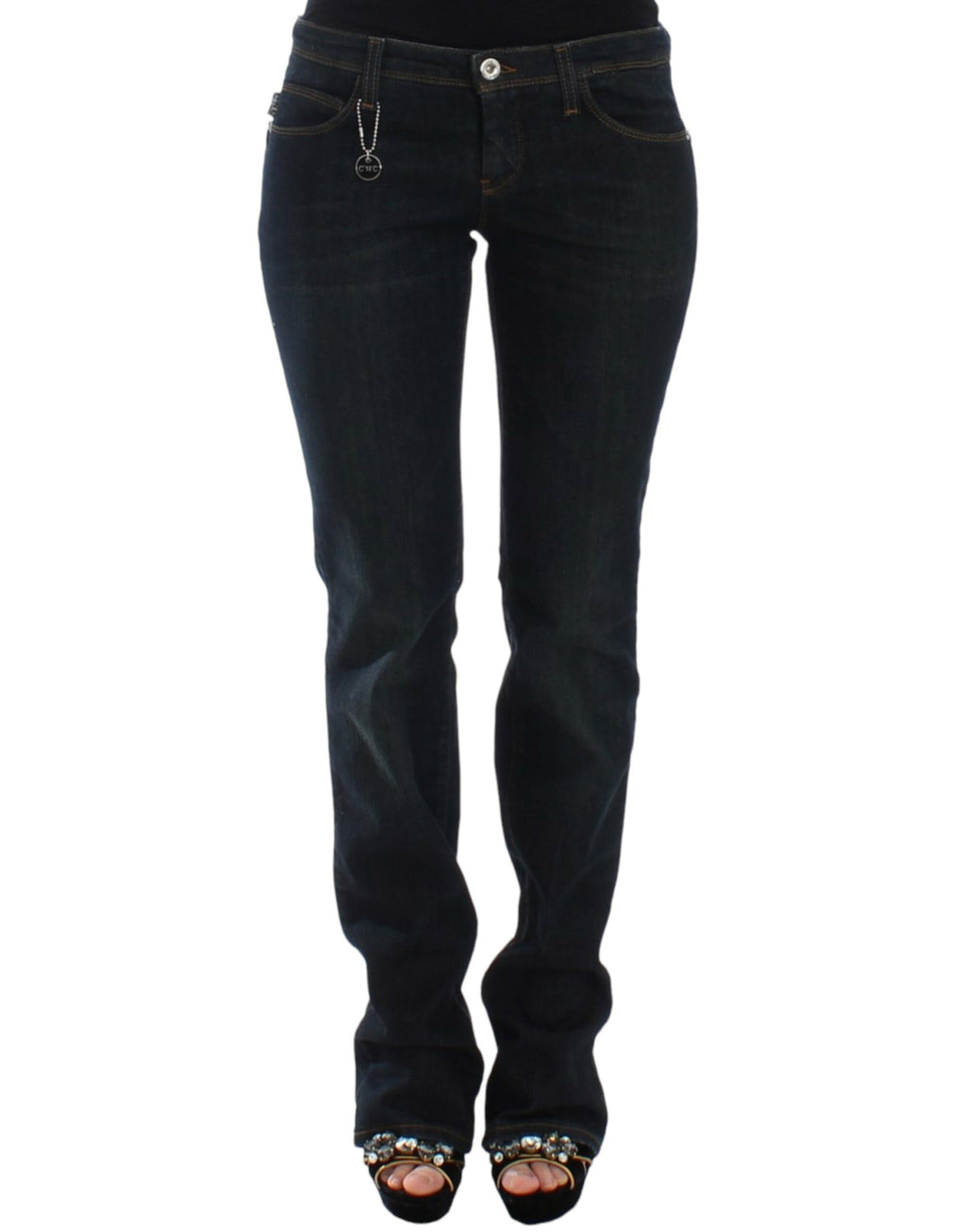 Costume National Chic Blau Slim Fit Denim Delight