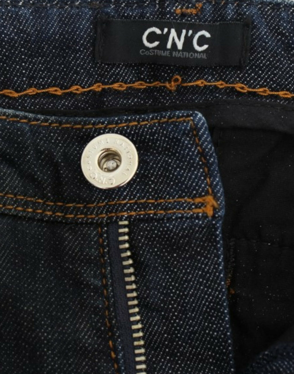 Costume National Chic Blau Slim Fit Denim Delight