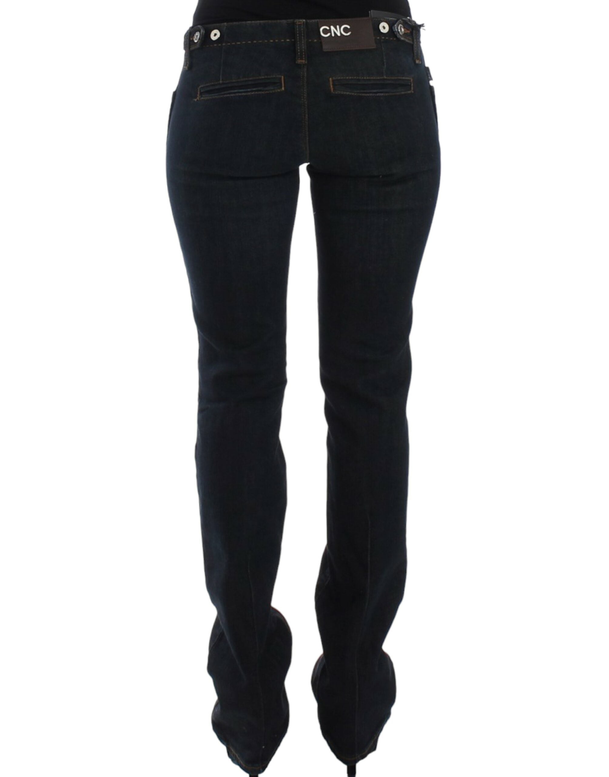 Costume National Chic Blau Slim Fit Denim Delight