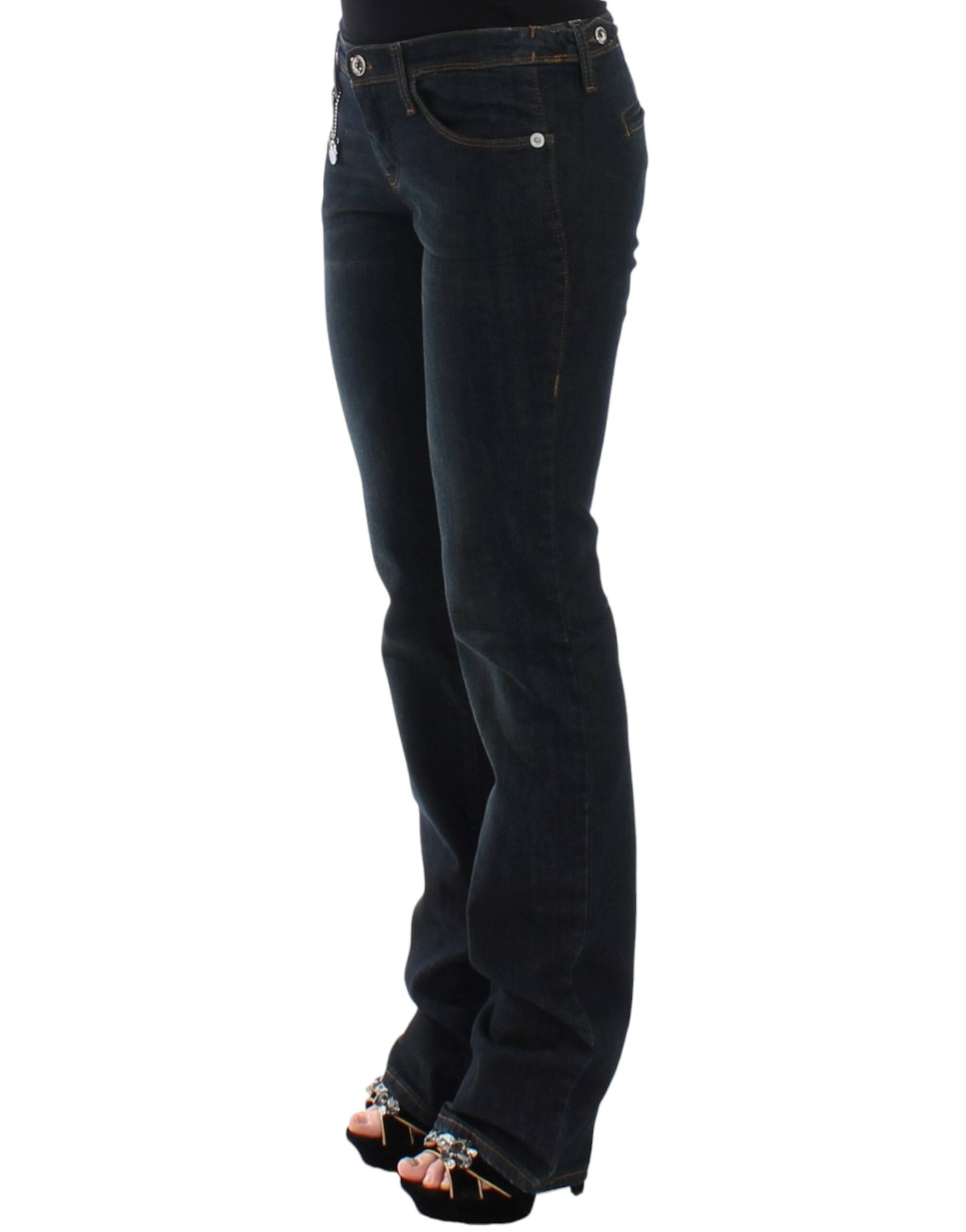 Costume National Chic Blau Slim Fit Denim Delight