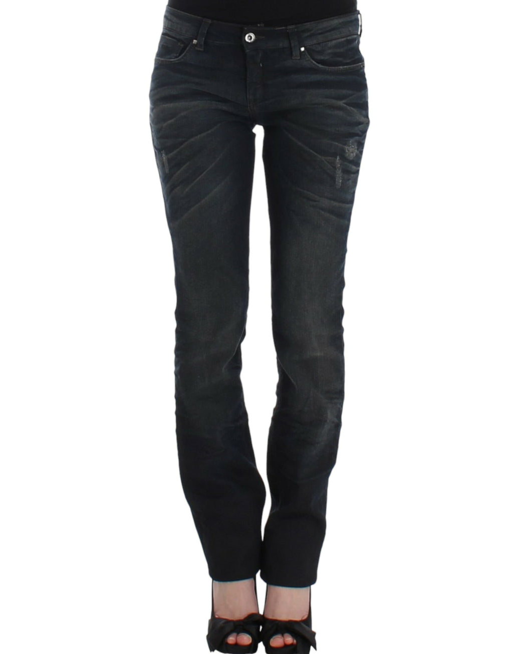 Costume National – Schicke, superenge Jeans aus blauem Denim