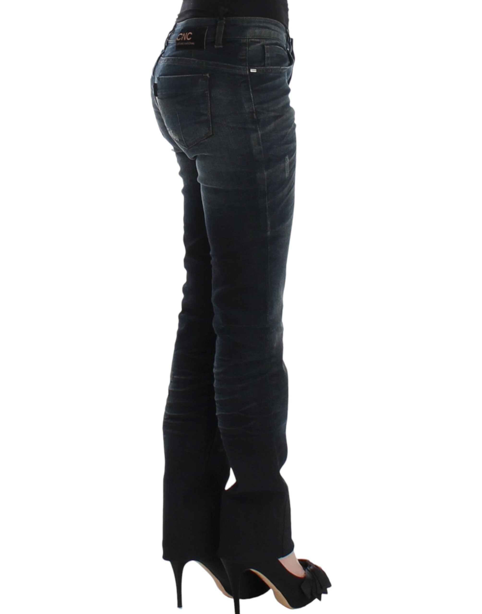 Costume National – Schicke, superenge Jeans aus blauem Denim