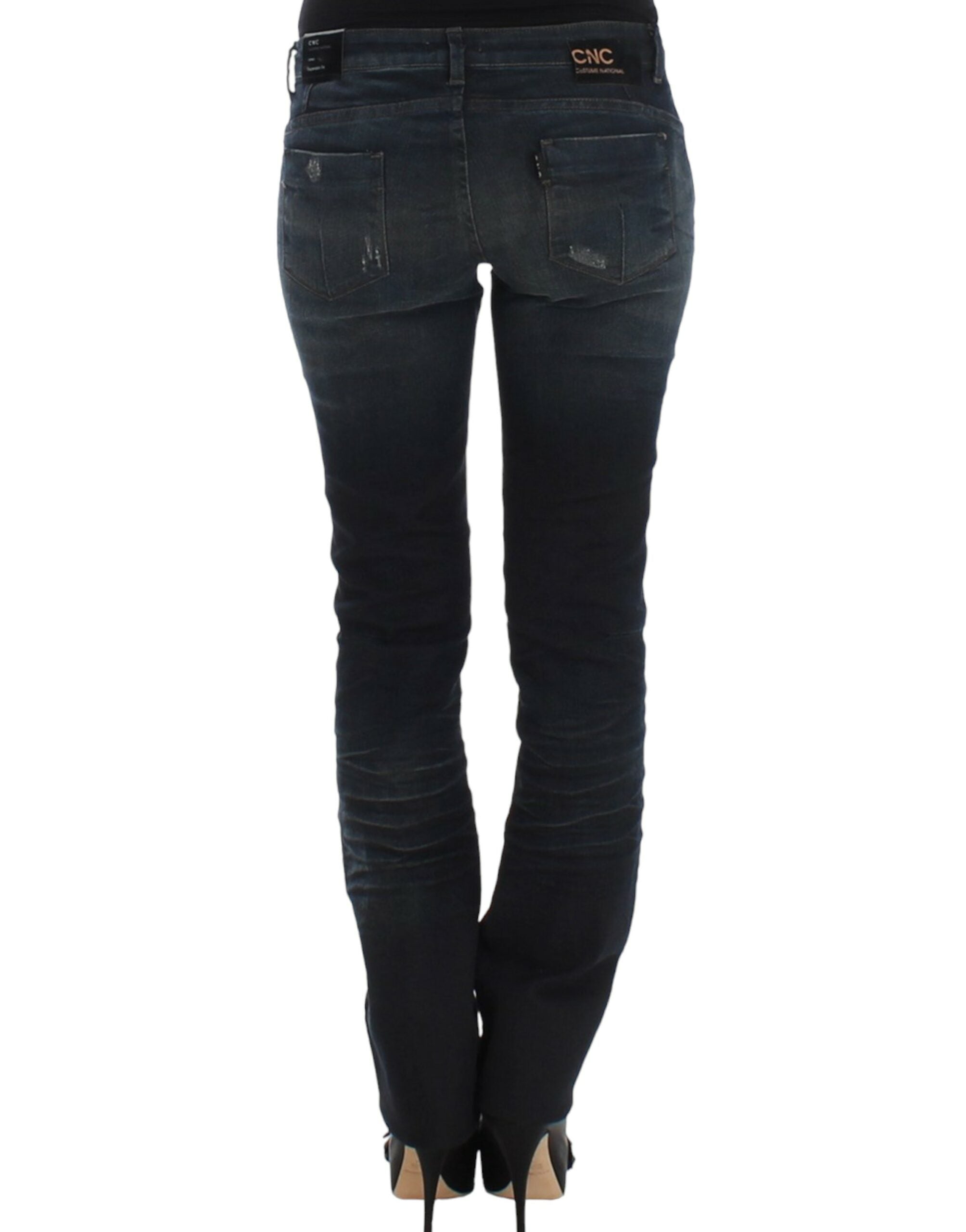 Costume National – Schicke, superenge Jeans aus blauem Denim