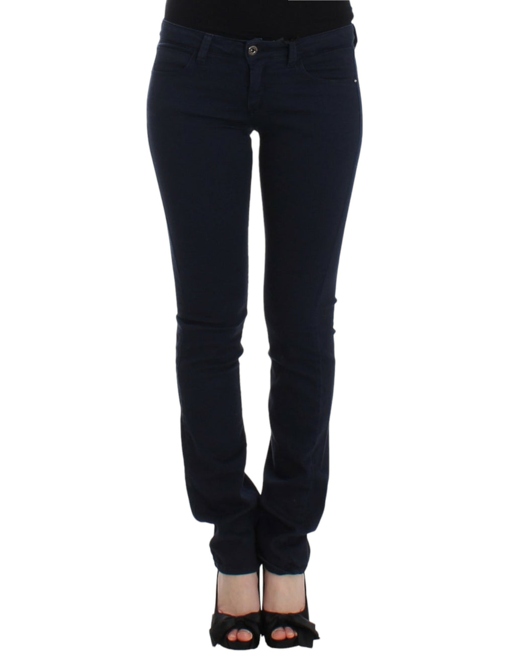 Costume National Chic Blaue Jeans mit geradem Bein