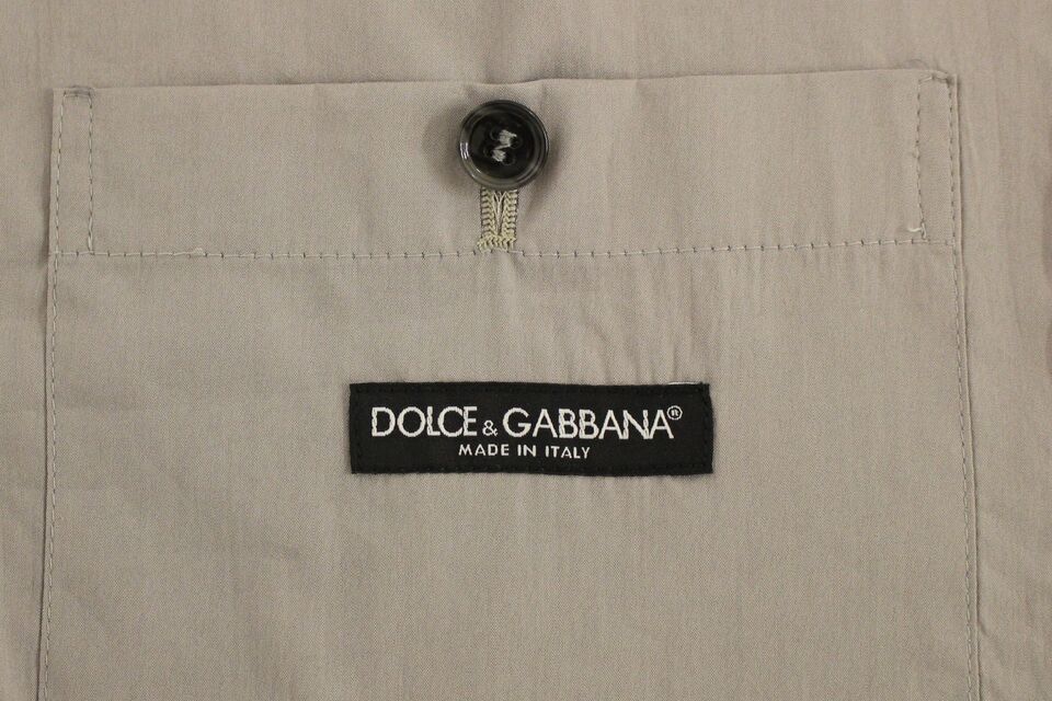 Dolce &amp; Gabbana Elegante graue Slim Fit-Weste