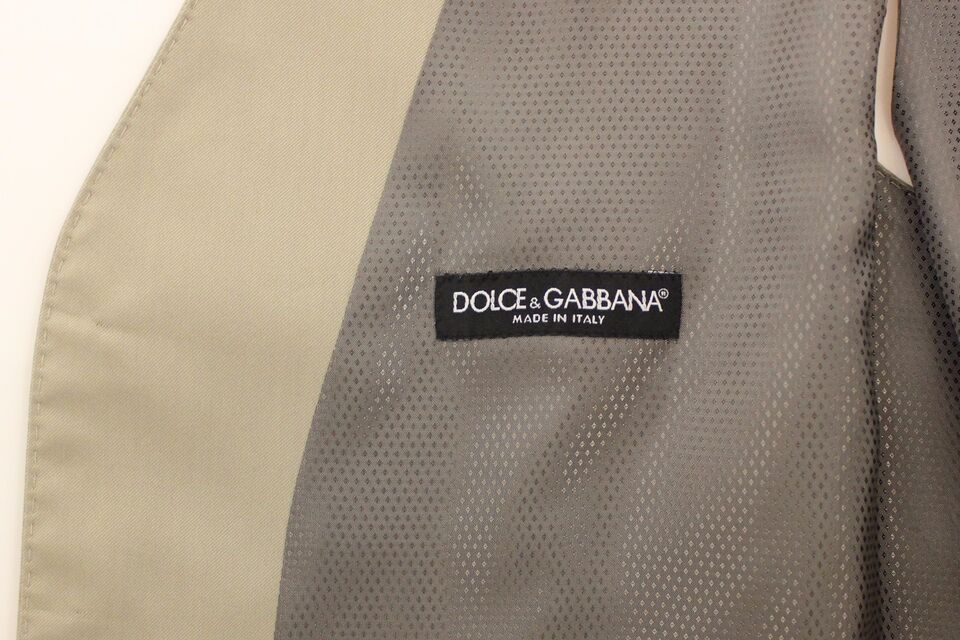 Dolce &amp; Gabbana Elegante beige Baumwollweste