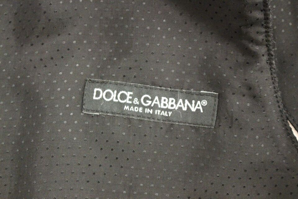 Dolce &amp; Gabbana Elegante Weste aus grauer Wollmischung
