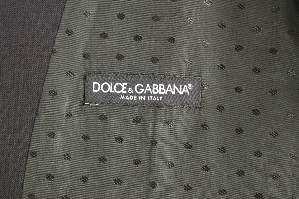 Dolce &amp; Gabbana – Elegante Weste aus schwarzer Wolle für formelle Anlässe