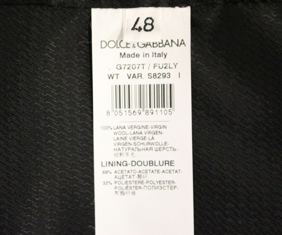 Dolce &amp; Gabbana Elegante graue Wollweste