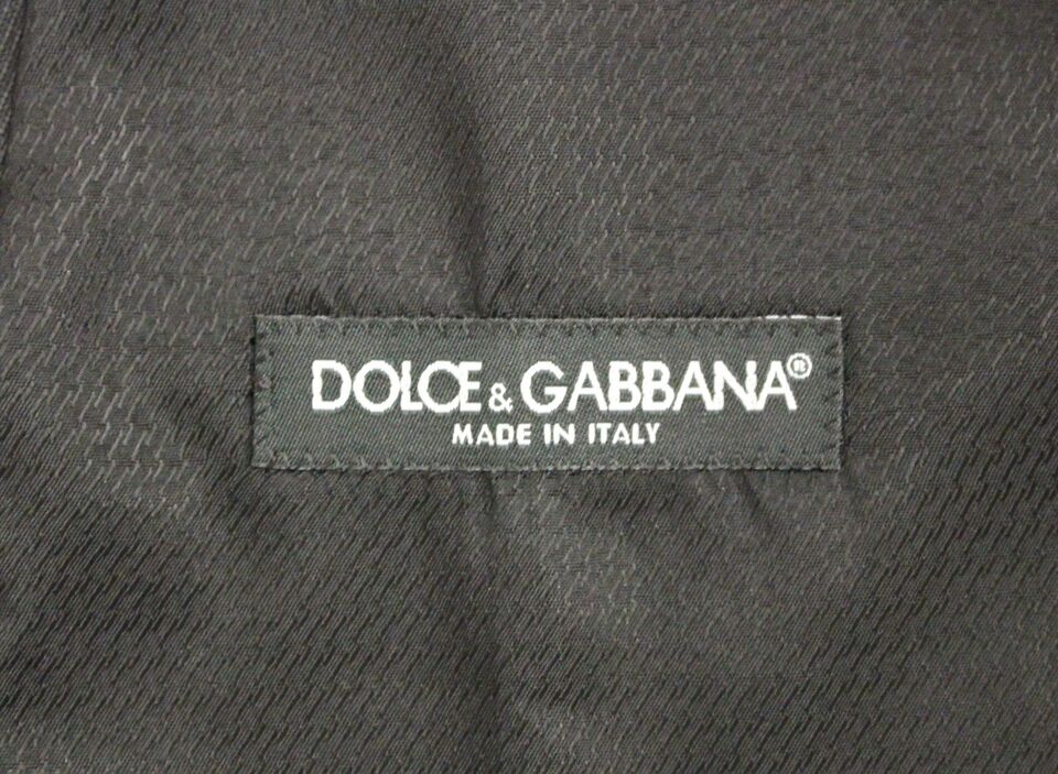 Dolce &amp; Gabbana Elegante graue Wollweste