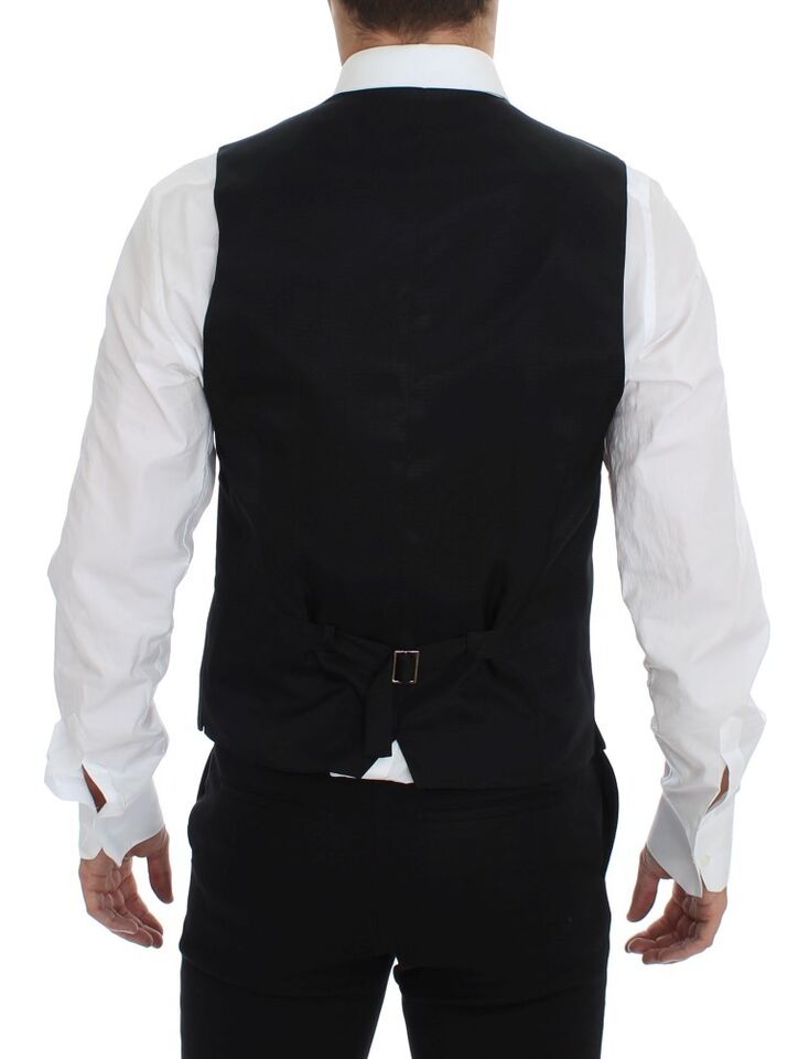 Dolce &amp; Gabbana Elegante graue Wollweste