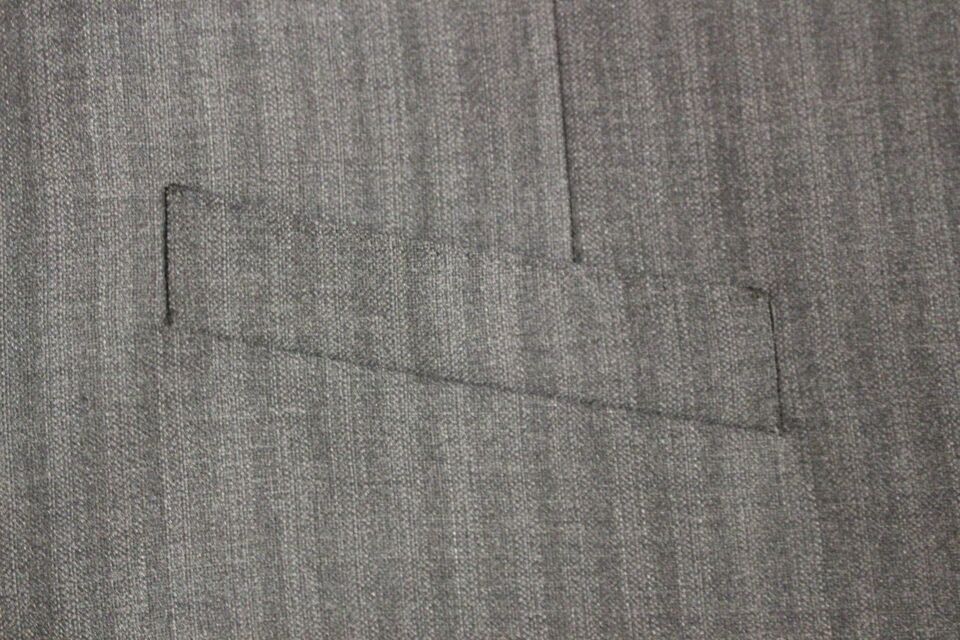 Dolce &amp; Gabbana Elegante grau gestreifte Wollweste