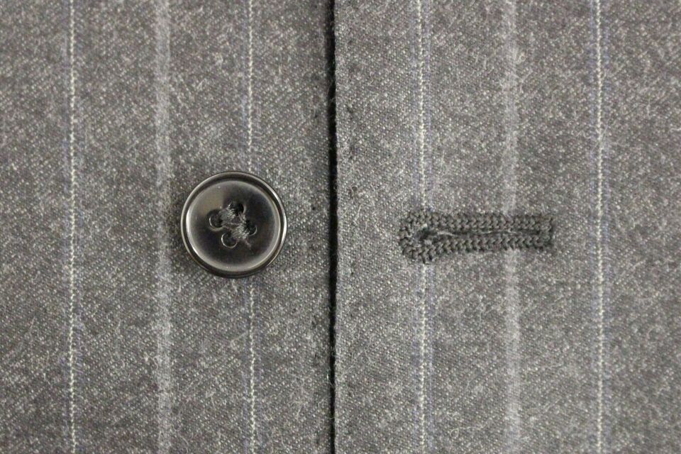 Dolce &amp; Gabbana Elegante grau gestreifte Weste