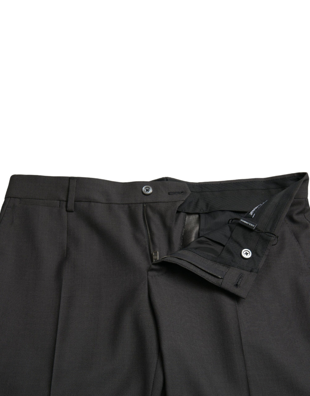 Dolce &amp; Gabbana Elegante dunkelgraue Skinny-Anzughose