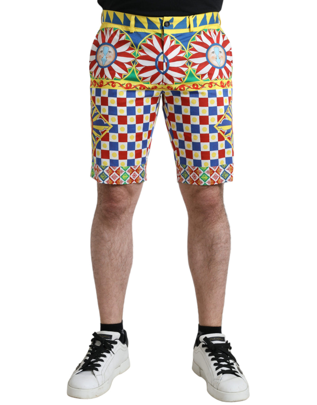 Dolce &amp; Gabbana Bermudashorts mit mehrfarbigem Print