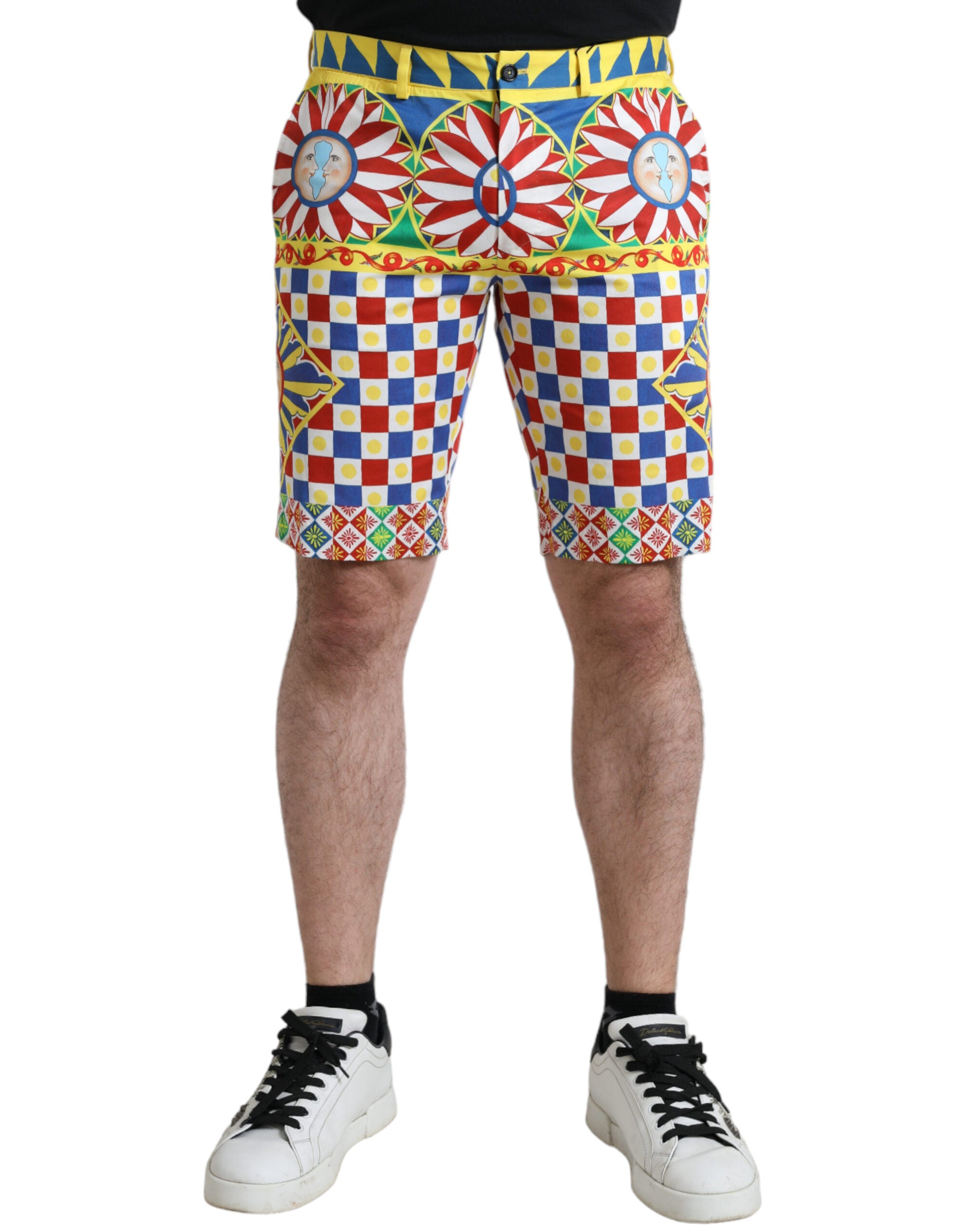 Dolce &amp; Gabbana Bermudashorts mit mehrfarbigem Print