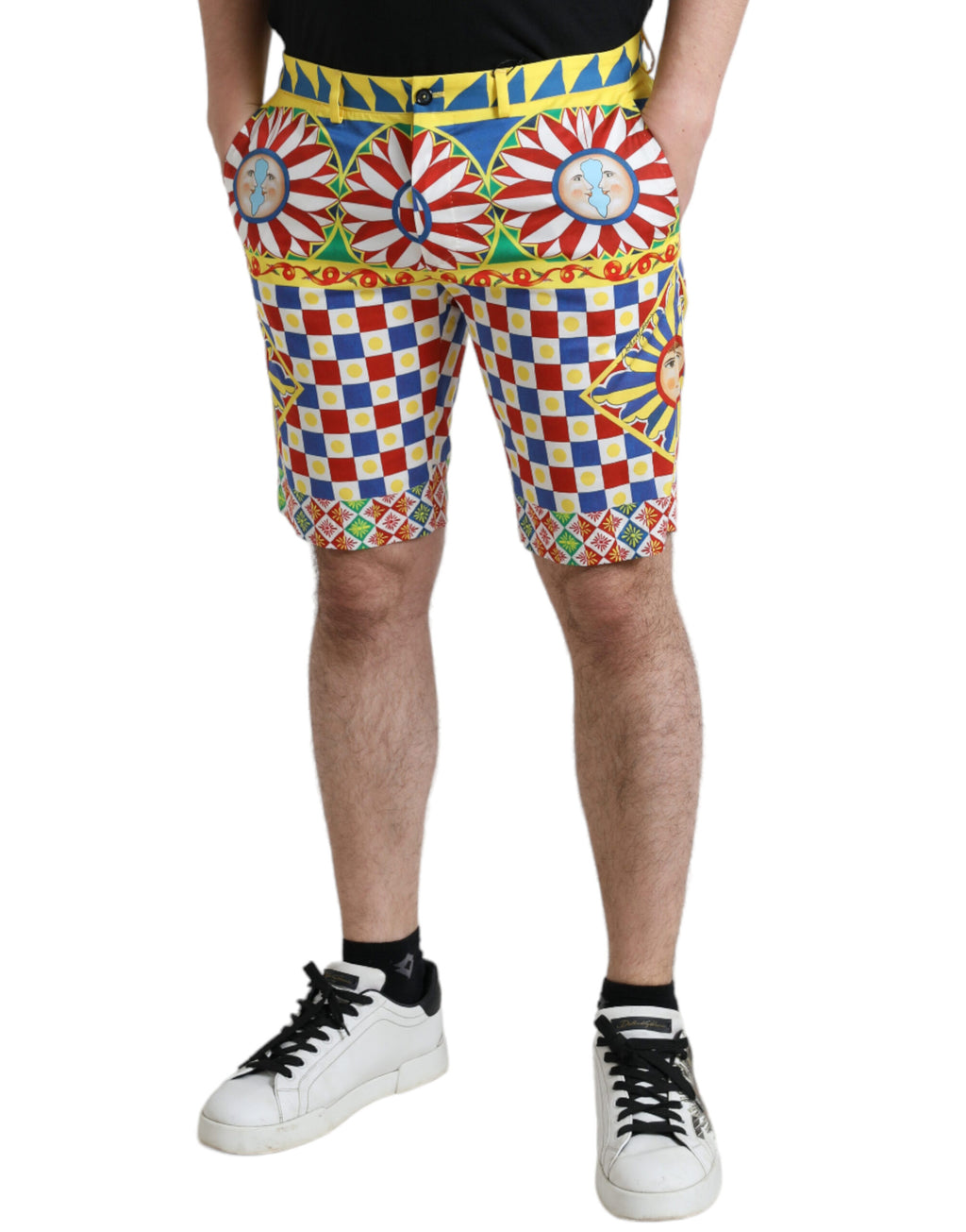 Dolce &amp; Gabbana Bermudashorts mit mehrfarbigem Print