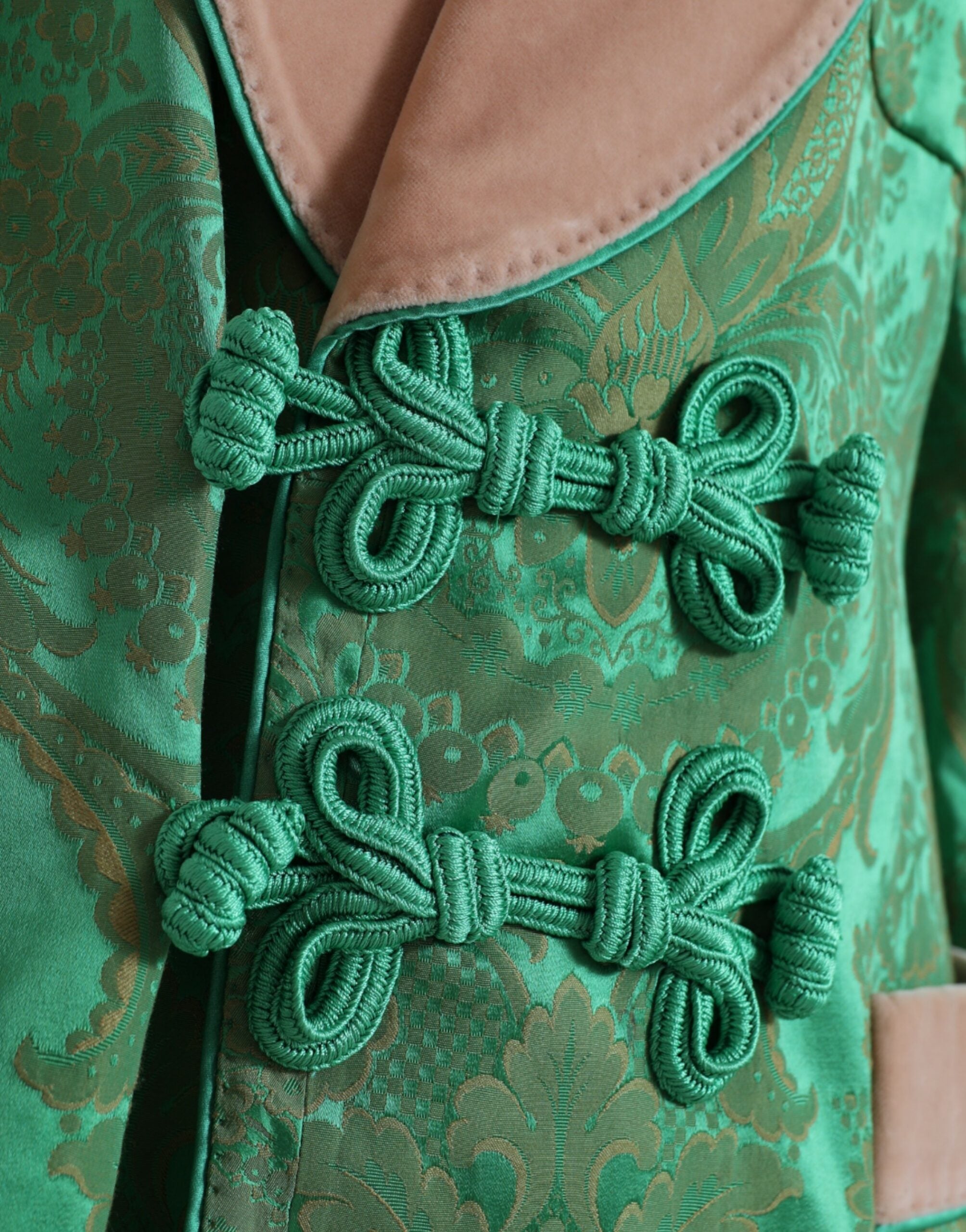 Dolce &amp; Gabbana – Zweireihiger Blazer mit floraler Eleganz