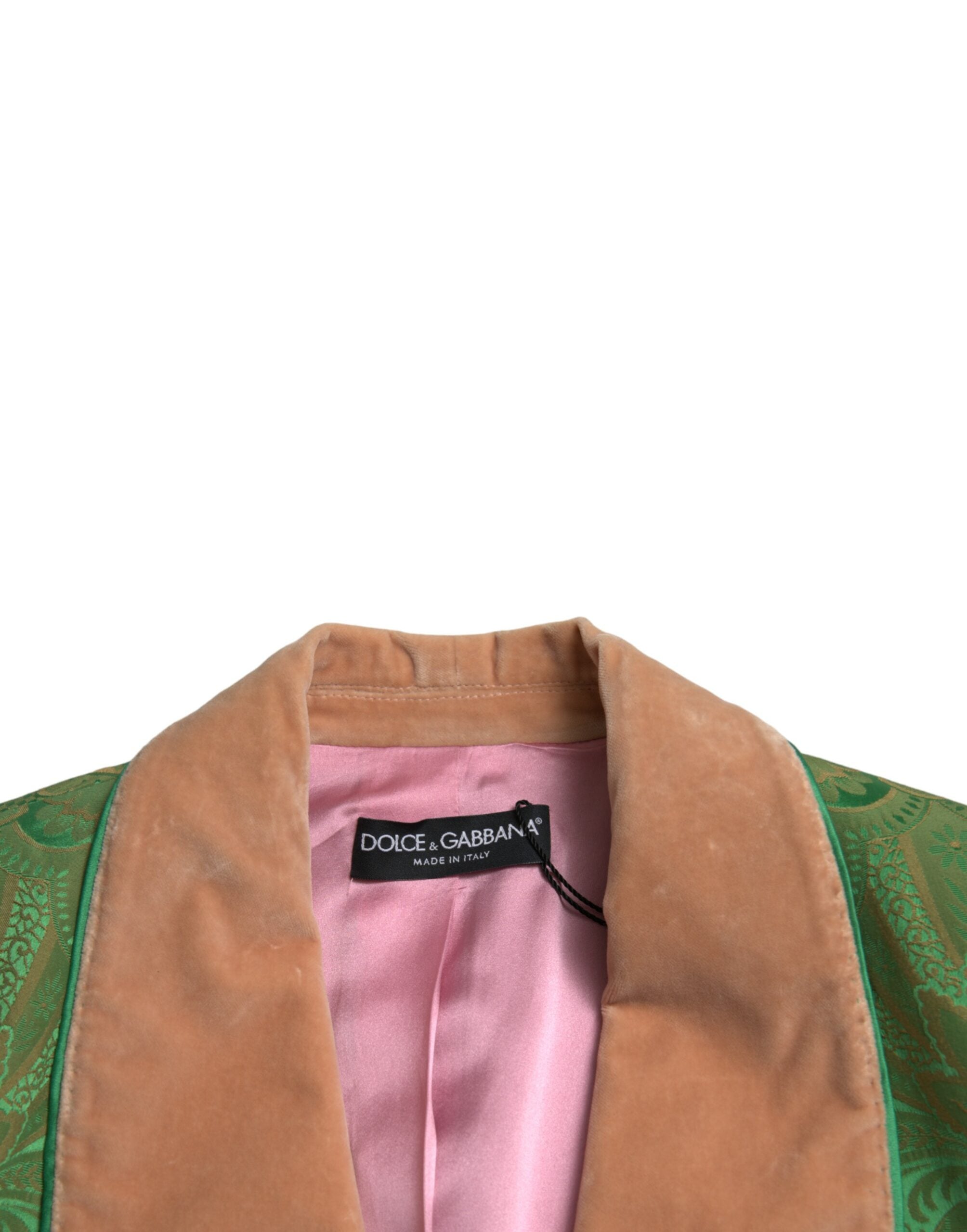 Dolce &amp; Gabbana – Zweireihiger Blazer mit floraler Eleganz