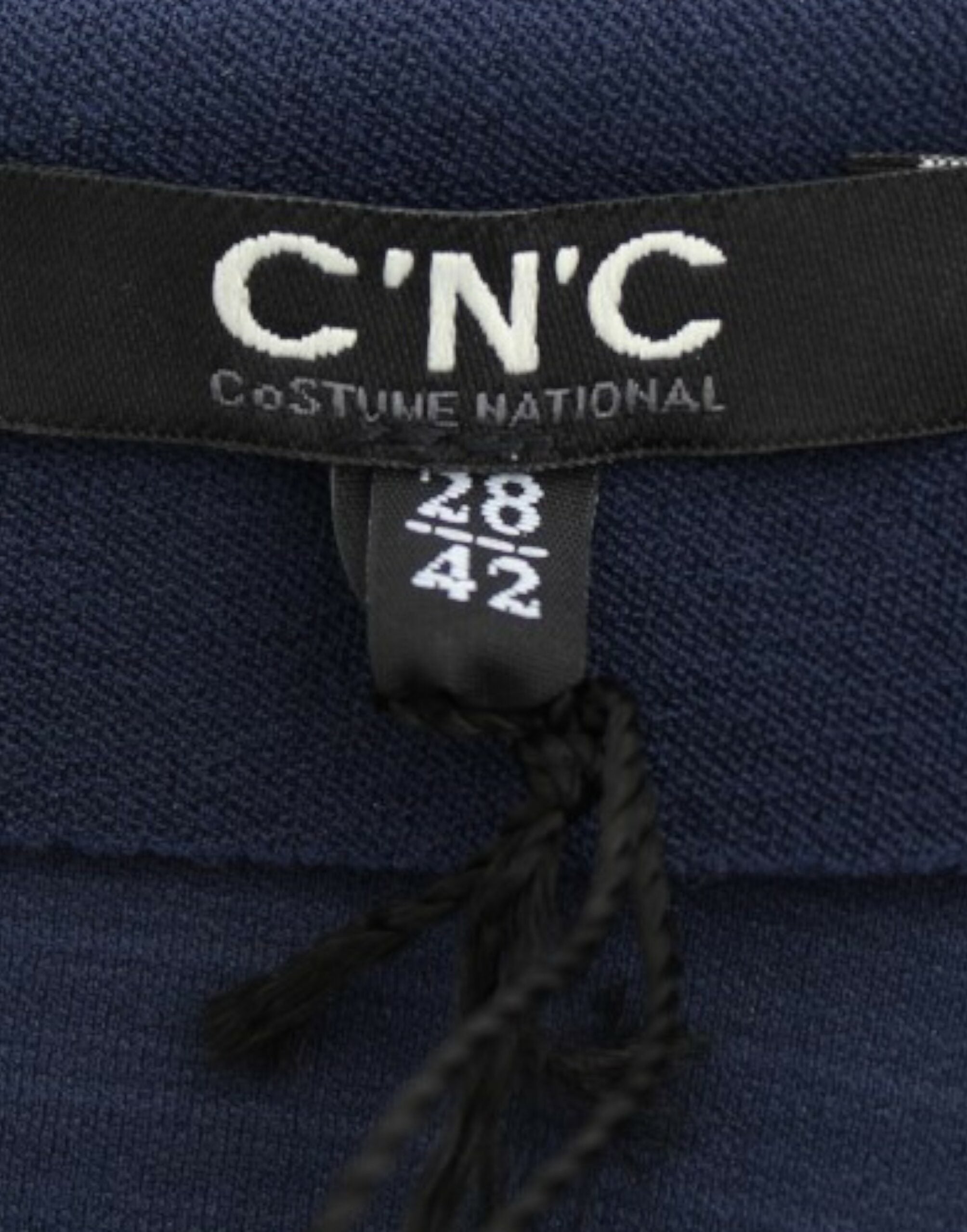 Costume National – Schicker blauer Minirock mit seitlichem Reißverschluss