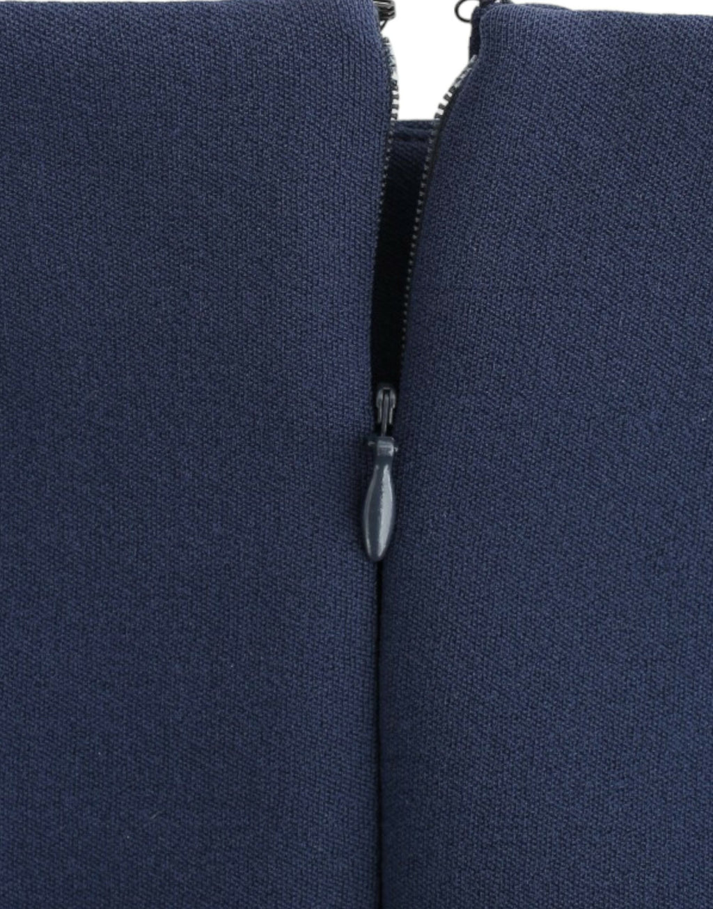 Costume National – Schicker blauer Minirock mit seitlichem Reißverschluss