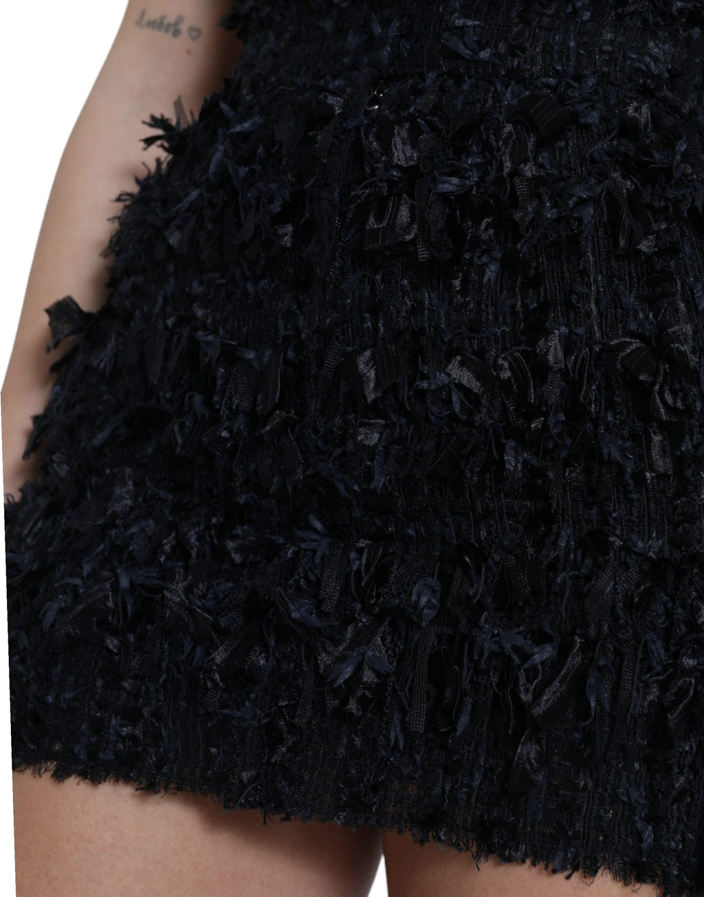 Dolce &amp; Gabbana – Eleganter, strukturierter Minirock mit hoher Taille