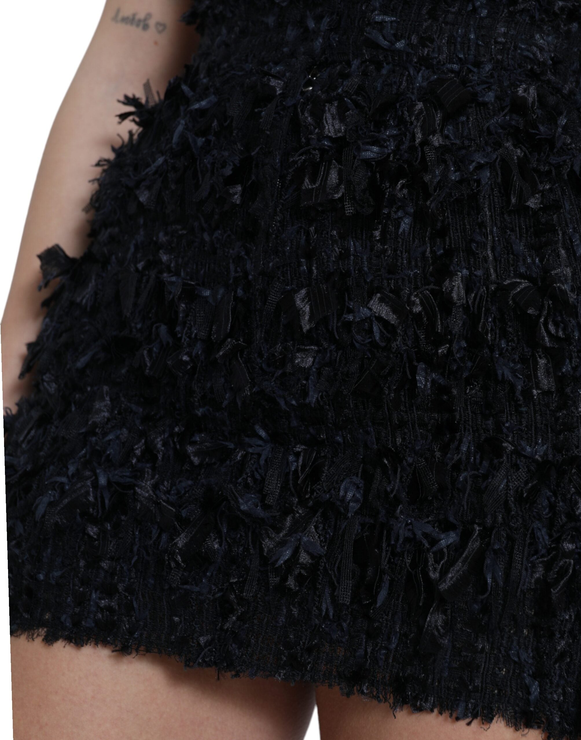 Dolce &amp; Gabbana – Eleganter, strukturierter Minirock mit hoher Taille