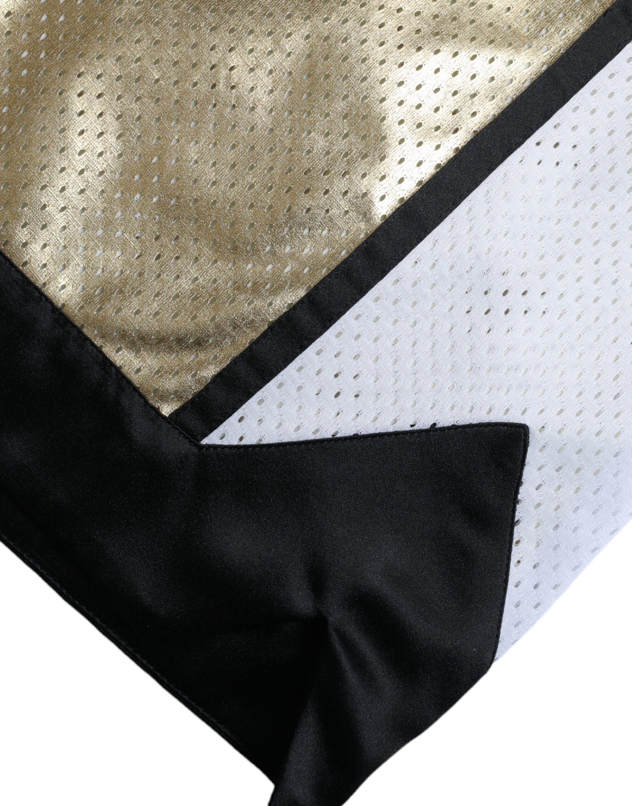Dolce &amp; Gabbana Erhabene Eleganz: Goldene Shorts mit hoher Taille