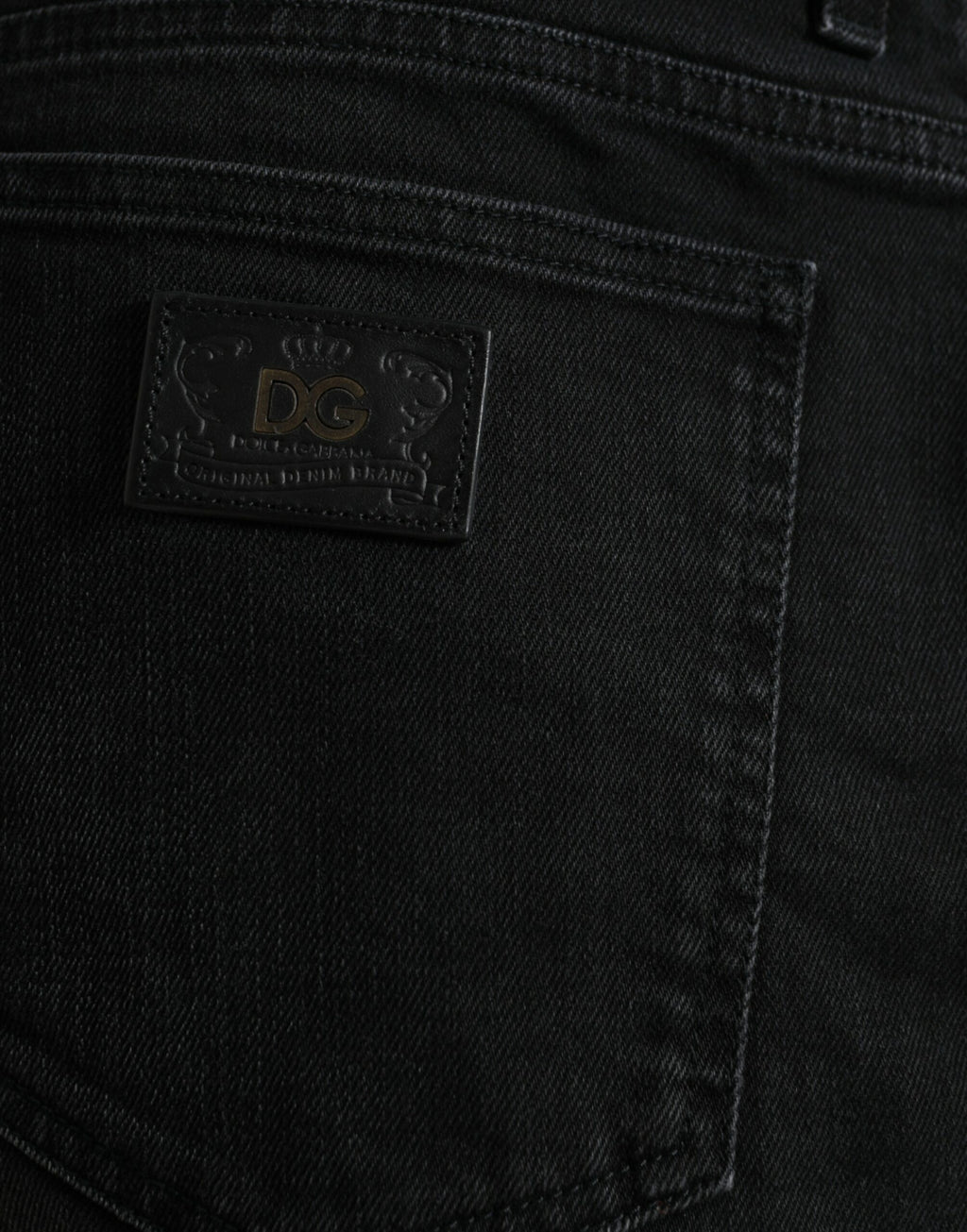 Dolce &amp; Gabbana Schicke schwarze Bermuda-Jeansshorts