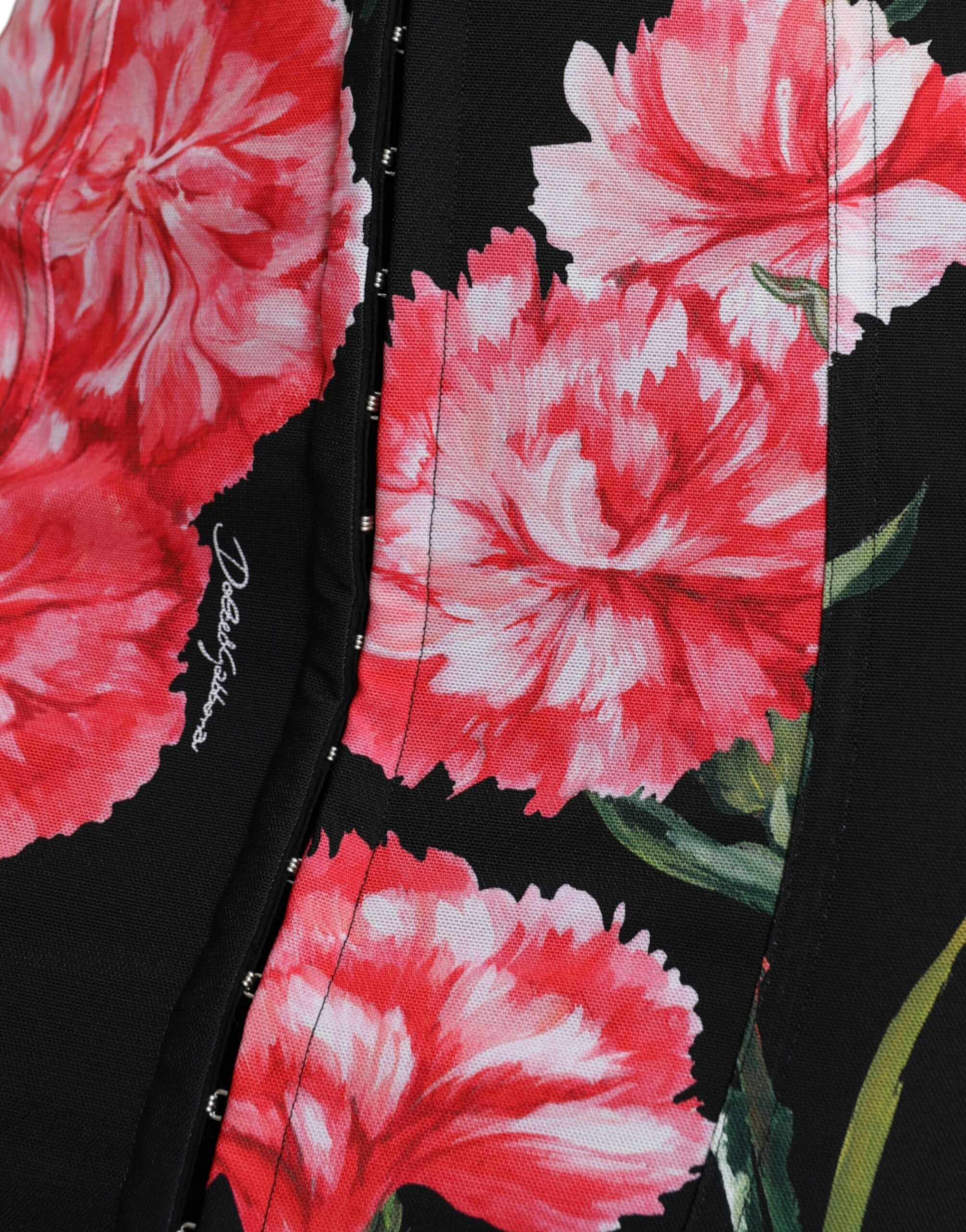 Dolce &amp; Gabbana Bleistiftrock mit Blumenmuster und hoher Taille